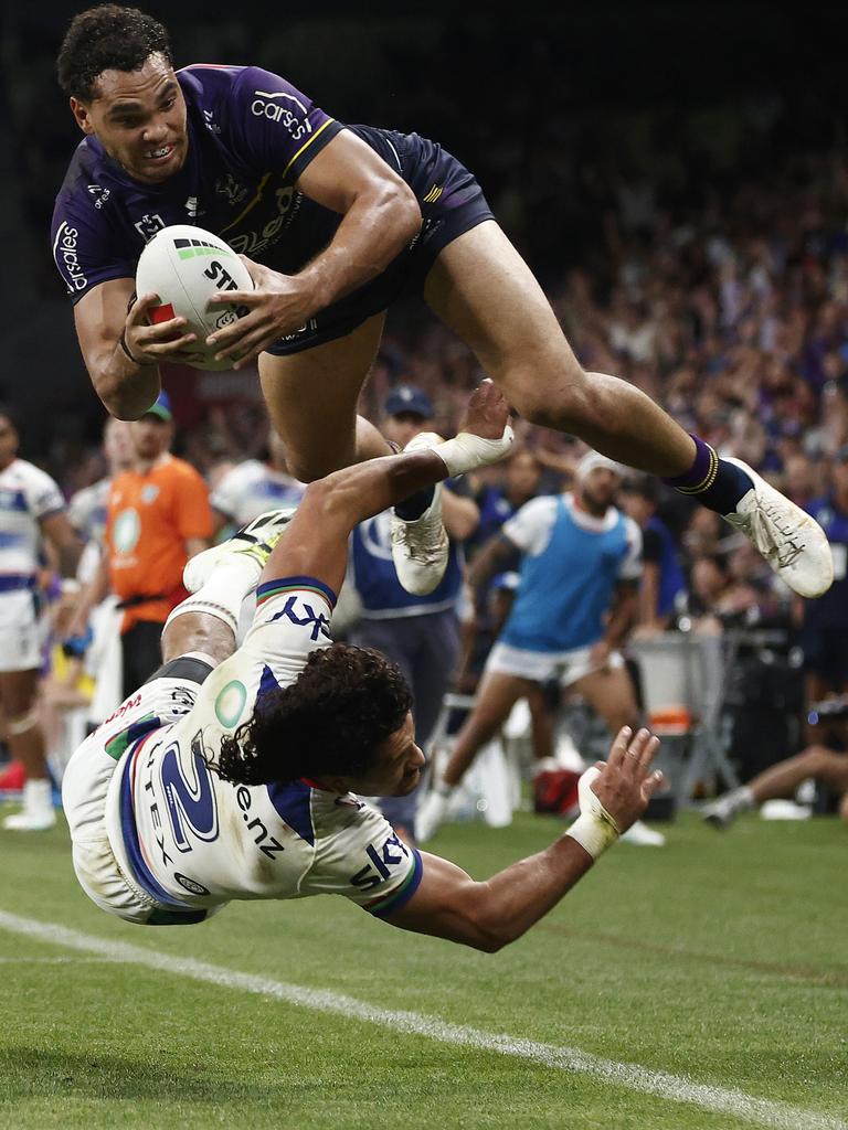 Xavier Coates takes flight. Picture: Getty Images