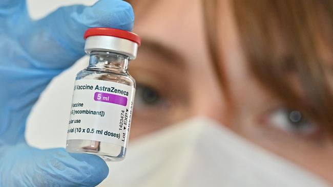 Many are worried about the Astra Zeneca vaccine despite the risk being within health standard protocols. Picture: Andreas Solaro/AFP