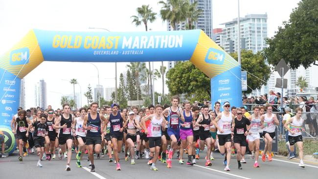Gold Coast Marathon 2023 5km fun run. 1 July 2023 Southport Picture by Richard Gosling