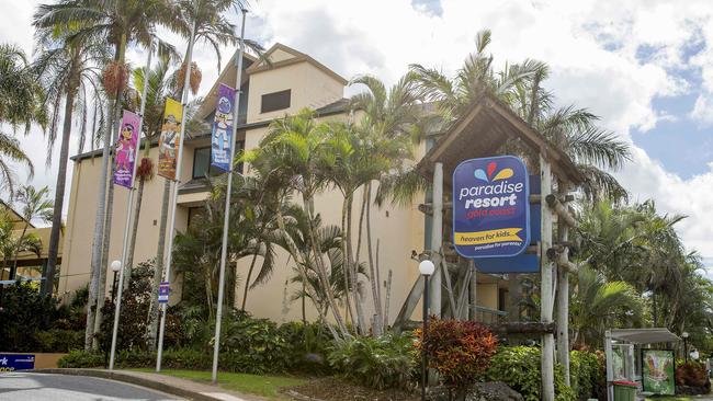 Sydney-based developer Ralan Group has collapsed, potentially leaving hundreds of people out of work. Exterior view of the Paradise Resort in Surfers Paradise. Picture: Jerad Williams