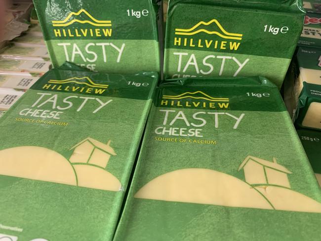 Hillview Cheese is made in New Zealand and stocked in Woolworths supermarkets