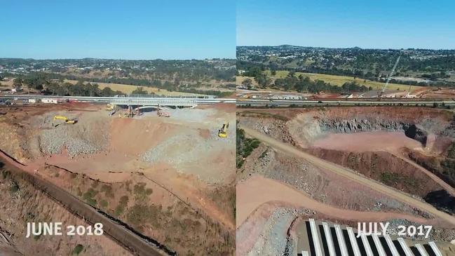 TSRC: Viaduct in 2017 v 2018