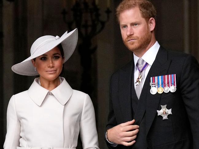 The Duke and Duchess of Sussex in June 2022. Picture: AFP