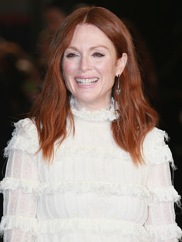 Actress Julianne Moore attends “The Hunger Games: Mockingjay Part 2” UK Premiere at the Odeon Leicester Square on November 5, 2015 in London. Picture: Getty