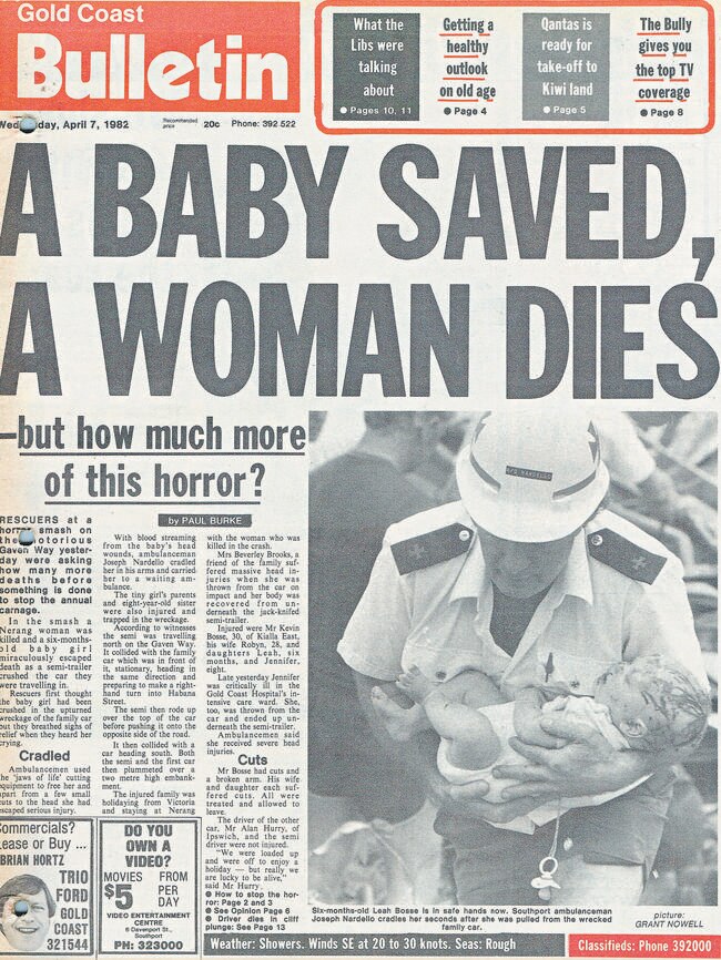 Gold Coast Bulletin - April 7, 1982.