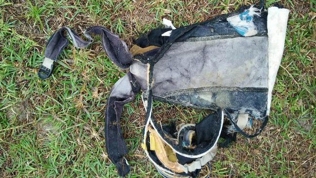 MH370 families have posted pictures of personal items found on the beaches of Madagascar near where other suspected aircraft debris was located by Blaine Gibson. Picture: Facebook