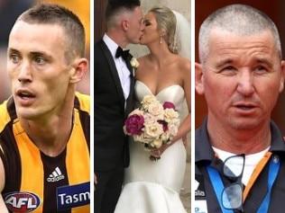 Tom Scully and wife Zoe have been rocked by the cancer diagnosis of her father, former Australian Test cricketer Gavin Robertson.