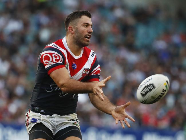 James Tedesco in action for the Roosters.