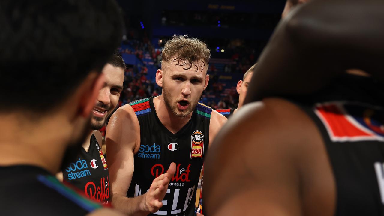 How Jock Landale put NBA aspirations on hold to chase NBL championship with Melbourne United. Photo Paul Kane/Getty Images.