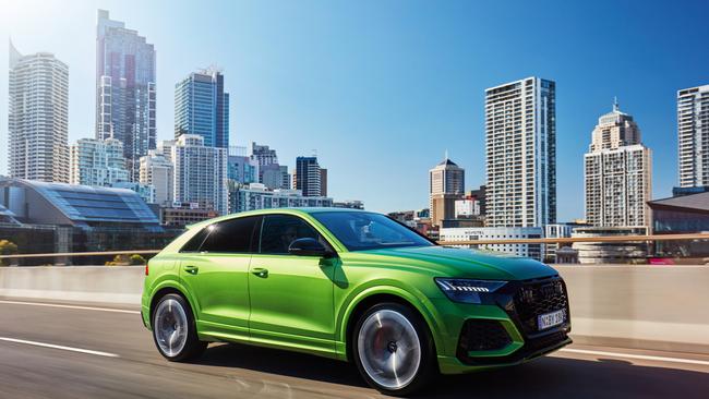 The Audi RS Q8. Many buyers await the arrival of Q8 e-tron