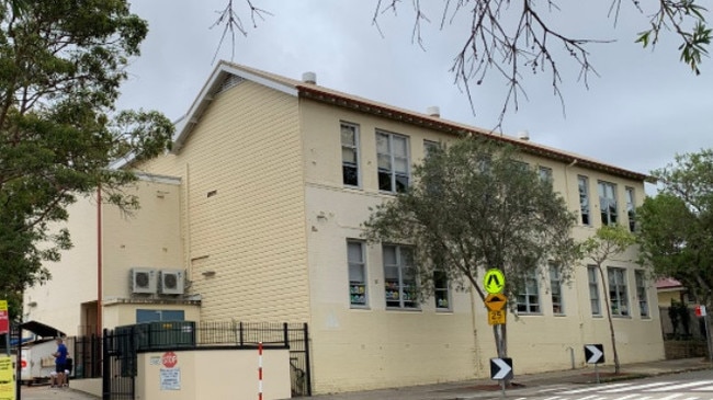 A photo of current school buildings.