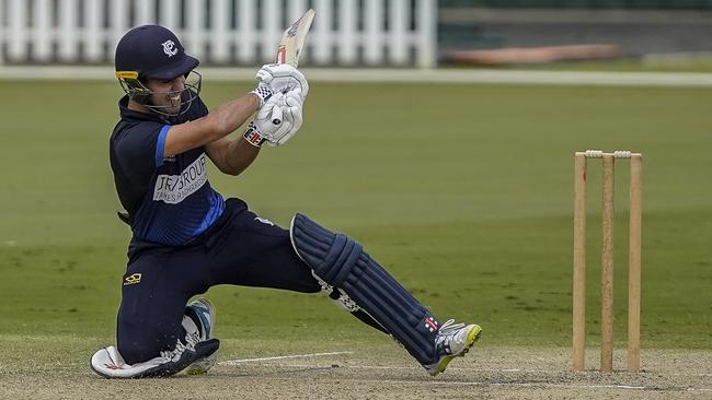 Damon Egan made a match-winning century in the Premier Cricket grand final. Picture: Valeriu Campan