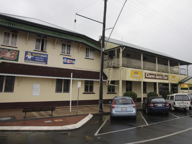 The Crown Hotel, Innisfail, where the men had been drinking before the incident. Picture: File