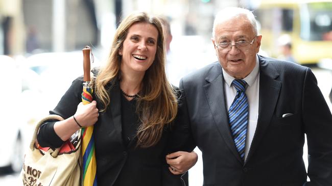 Kathy Jackson arrives at the Royal Commission into Trade Union Governance and Corruption in Sydney in August 2014. Picture: AAP