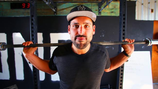 After struggling with his weight for years, at one point weighing in at 246kg, Nathan Meola has shed half his body weight and is helping others as a personal trainer. Picture: Phil Rogers