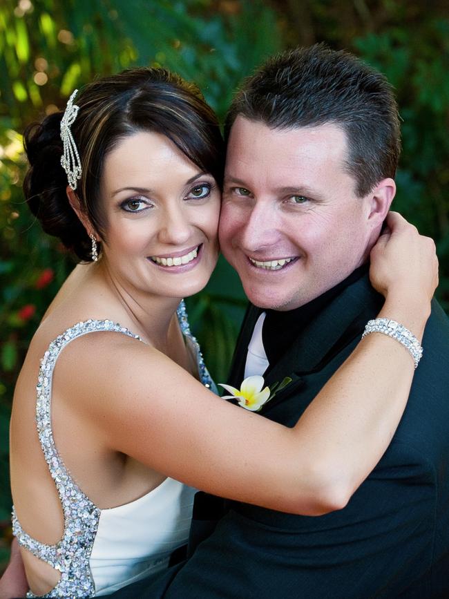 Susan and Brett Forte on their wedding day.