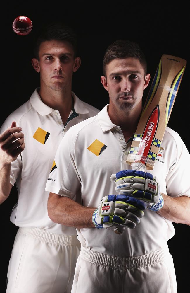 Lurking in the shadows: Mitch Marsh is poised to take his brother’s spot in the Ashes line-up.