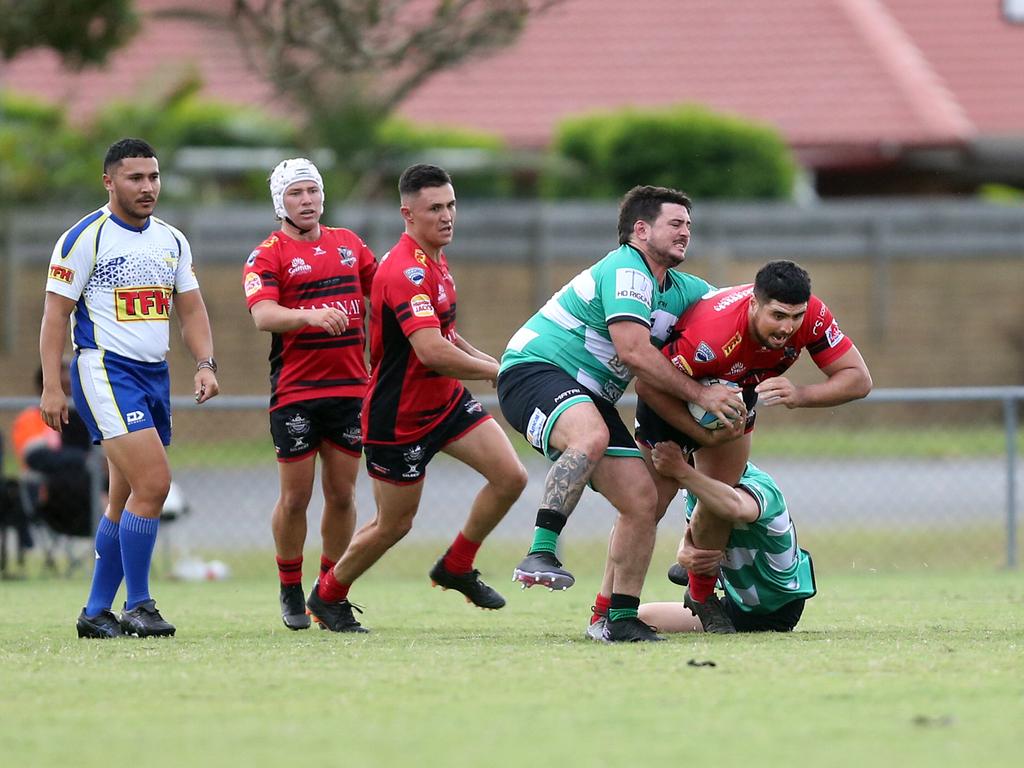 PBC Allygators vs. Colleges Knights. Kadison Graham. 20April 2024 Currumbin Picture by Richard Gosling