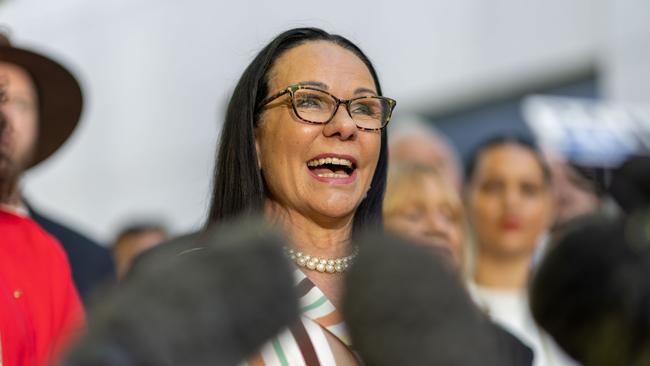 Politicians, like Indigenous Australians Minister Linda Burney, will be invited by the AEC to contribute to the official pamphlet. Picture: NCA NewsWire / Gary Ramage