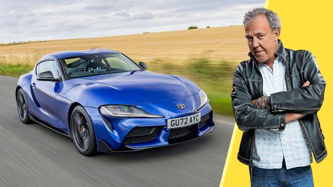 The Toyota GR Supra – speeding through the climate crisis. Picture: The Times