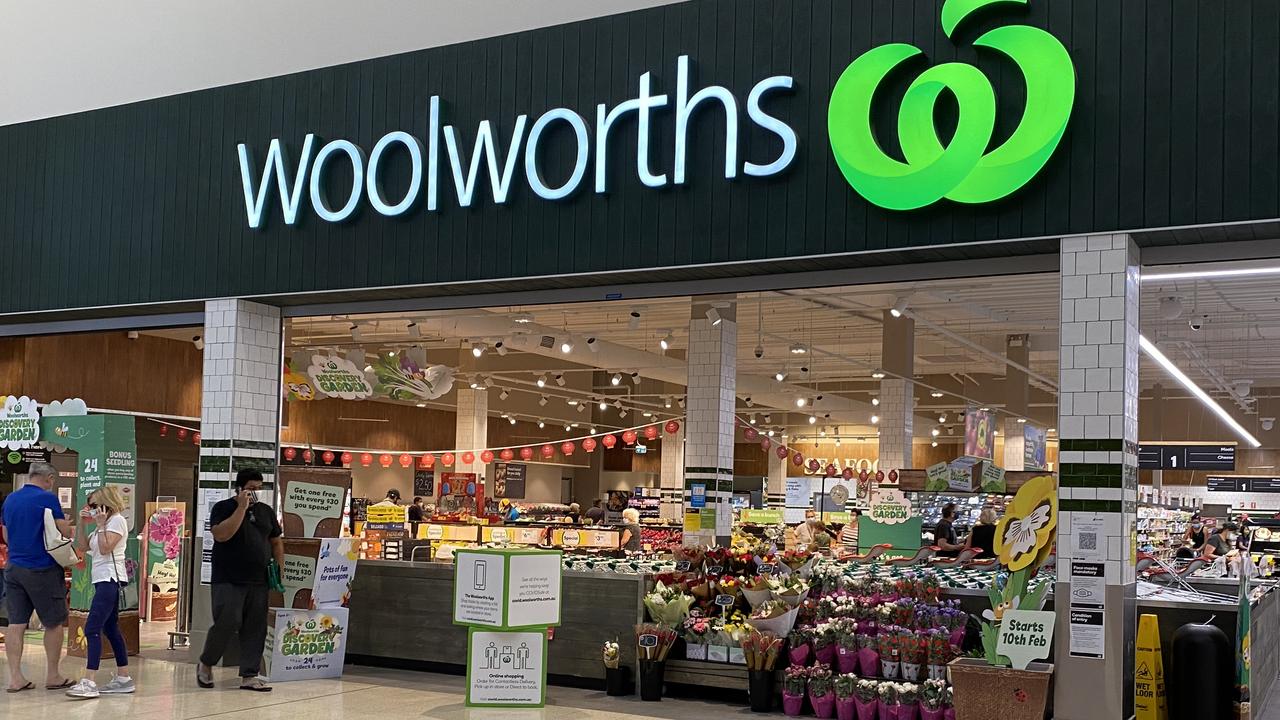 Woolworths is Australia’s biggest supermarket chain, ahead of Coles. Picture: Rebecca Le May