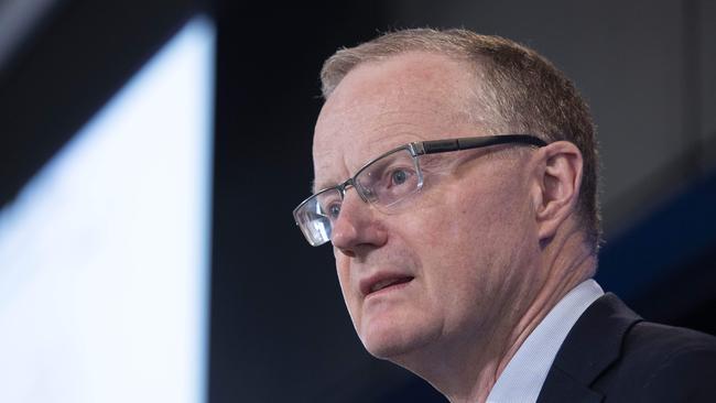 RBA Governor Philip Lowe at the National Press Club, in Canberra. Picture: NCA NewsWire