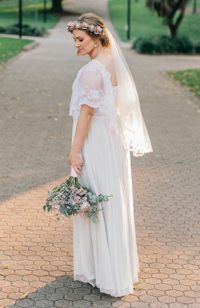 Jane Armitstead on her wedding day. Photos: Figtree Pictures