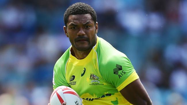 Henry Speight in sevens action for Australia.