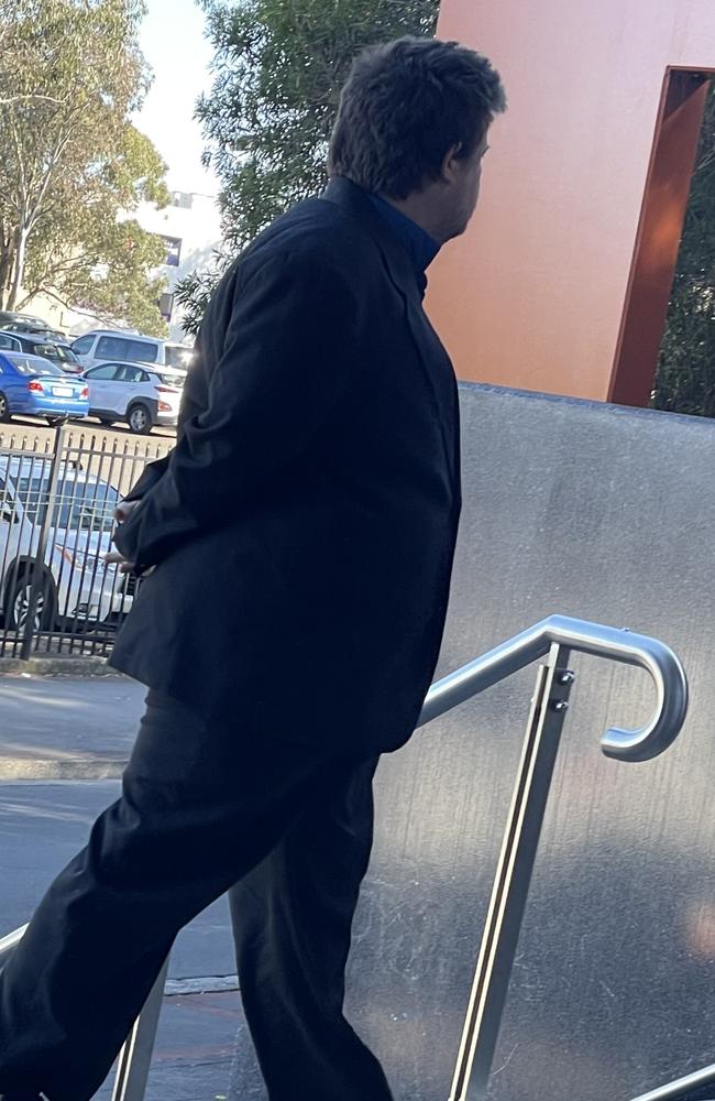 Joshua Wright outside Mt Druitt Court on September 6.