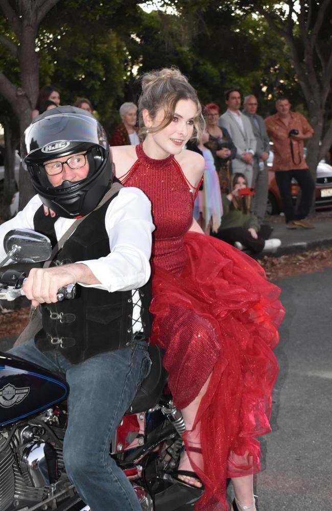 Lana Videroni and Jackson Martin-Blakey at Kawana Waters State College Year 12 formal 2024.