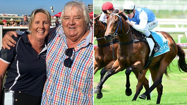 Trainer Donna Stanbridge and owner Mike Crooks are hoping to cause a Magic MIllions boilover with Secret Sort.