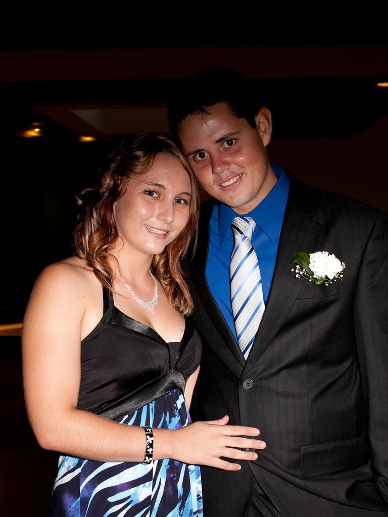 Caitlin Boulter and Paul Pettit at the 2009 Taminmin College formal at the Crown Hotel. Picture: NT NEWS