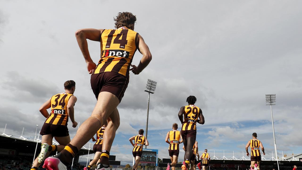 Hawthorn will play a tribute match in Tasmania. Picture: Dylan Burns/AFL Photos via Getty Images