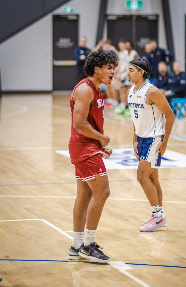 Queensland teenage sensation Roman Siulepa in action at the Under-20 and Ivor Burge National Championships. Picture: Taylor Earnshaw