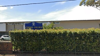 Two students at Cerdon College in Merrylands have tested positive to the virus. Picture: Google Maps