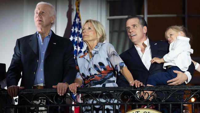 House Republicans launched an impeachment inquiry into Joe Biden, which gives investigators power to subpoena the financial records of the Biden family, including Hunter. Picture: AFP