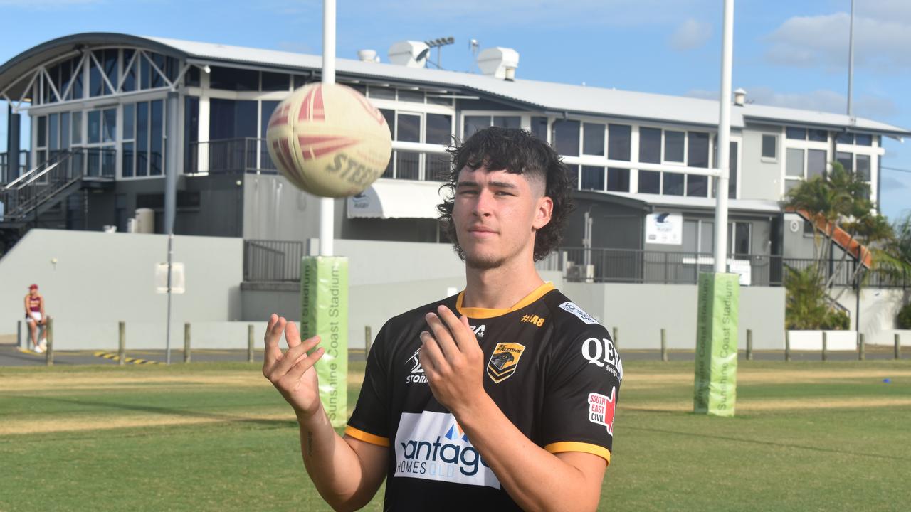 Sunshine Coast Falcons Mal Meninga Cup player for 2023, Jayden Smith. Picture: Patrick Woods