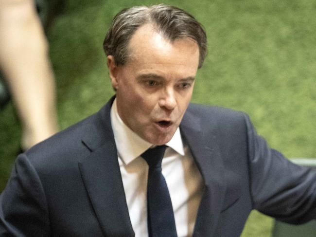 Victorian Opposition Leader Michael O’Brien was determined to find out how many Victorian teenagers had presented to hospitals because of self-harm during lockdown. Picture: David Geraghty/NCA NewsWire