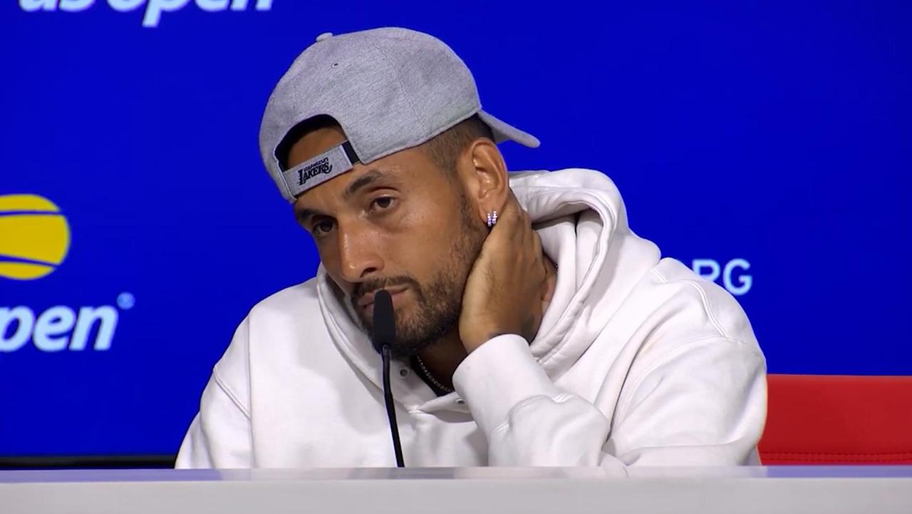 Nick Kyrgios opened up on his mental state in a revealing press conference.