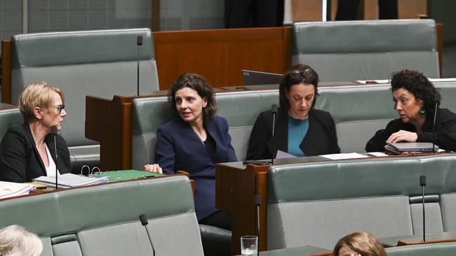 Independent MPs Zoe Daniel, Allegra Spender, Sophie Scamps and Monique Ryan. Picture: NCA NewsWire / Martin Ollman