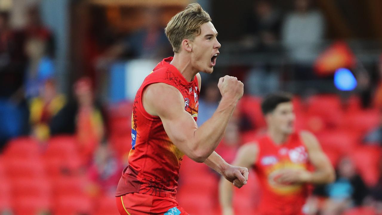 Tom Lynch may have played his last game for the Suns. Photo: Jason O'Brien/AFL Media/Getty Images