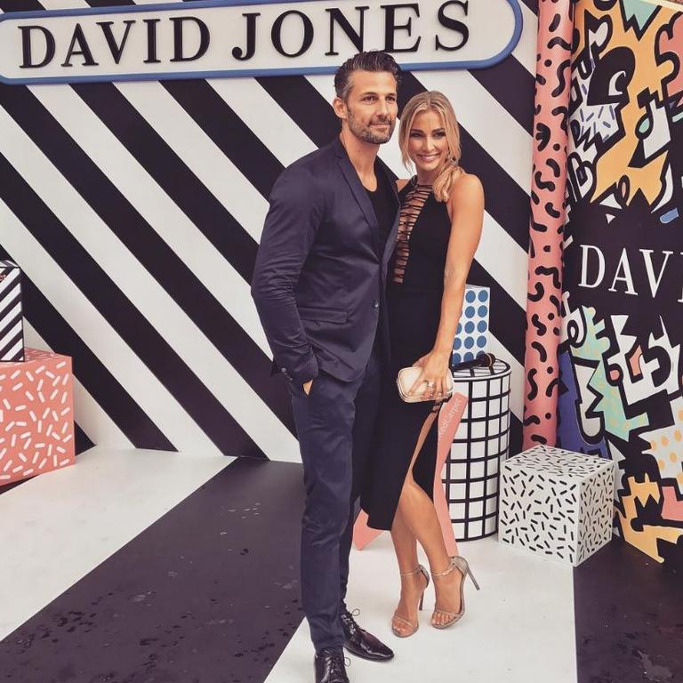 The 2016 ARIA Awards via social media ... Tim Robards and Anna Heinrich. Picture: Instagram