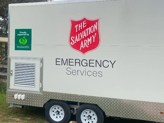 A Salvation Army Emergency Service truck with supplies for bushfire evacuees was stolen. Picture: Facebook