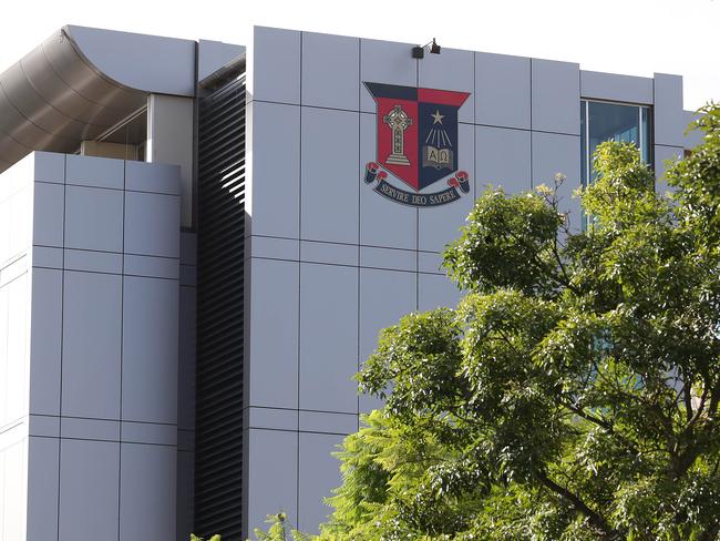 Private schools like St Joseph’s College Gregory Terrace had no issues with online learning. Picture: AAP