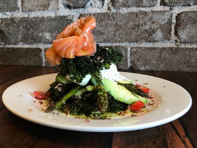 The Goblin Cafe’s house-cured salmon. Picture: Jenifer Jagielski