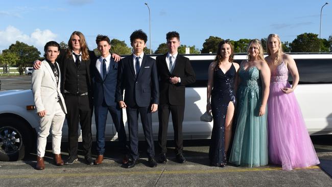 Students at the 2024 Chancellor State College formal.