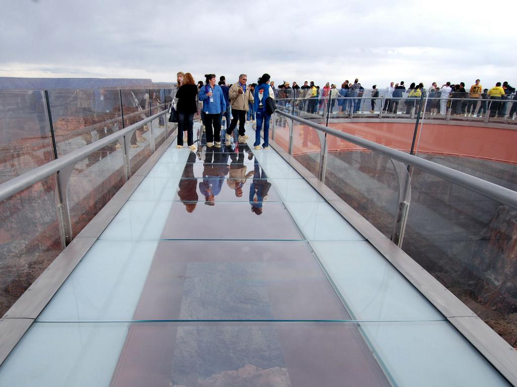 Arizona Skywalk, over the Grand Canyon. Picture: Veronica Matheson