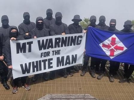 The group are appearing to protest the ban at the site. Picture: X / @113official