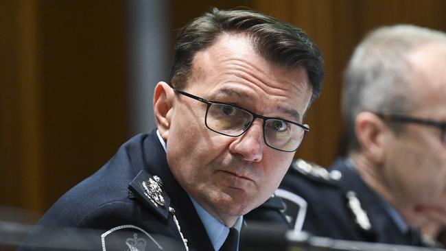 Australian Federal Police Commissioner Reece Kershaw released a statement on Saturday, confirming the death. Picture: NCA NewsWire / Martin Ollman