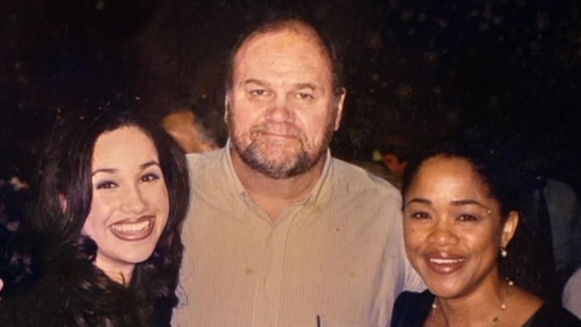 Meghan Markle with her parents Thomas Markle and Doria Ragland. Picture: Thomas Markle: My Story